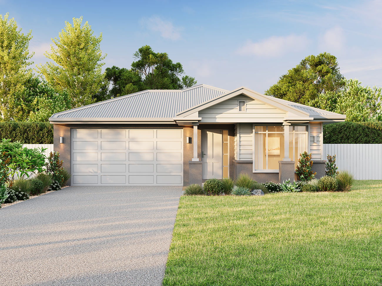 S41105 Home Design Range Batch 3 – Single Storey Exteriors 190 Hamptons