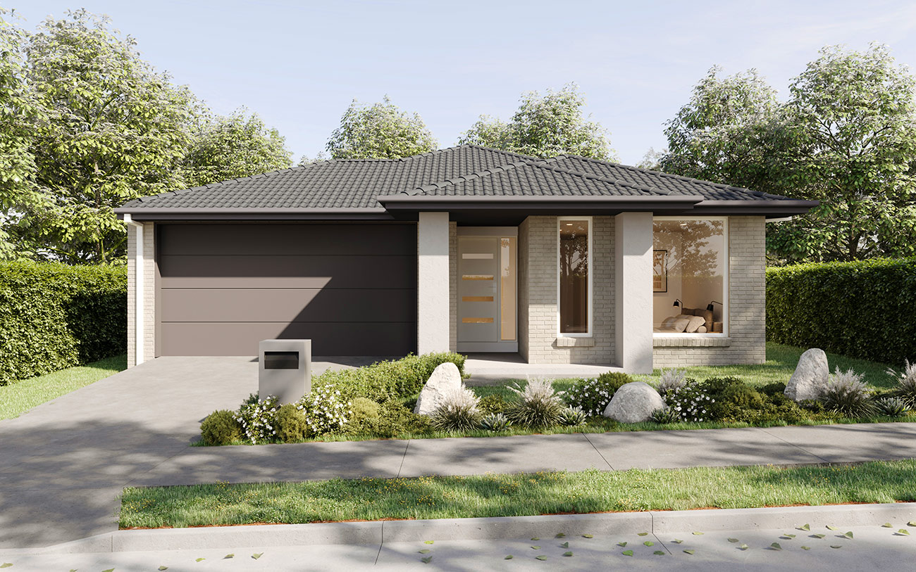 High end modern luxury home 3D render on Hawksburn Road South Yarra with curved glazing and premium architectural detailing